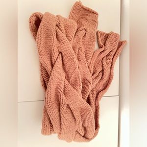 J Crew hand knit scarf